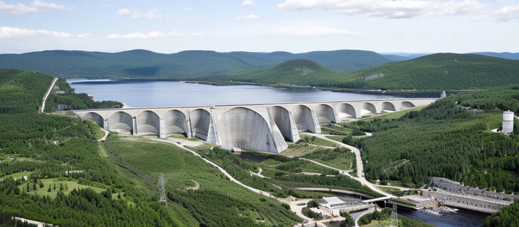 Hydro Quebec Dam Representation